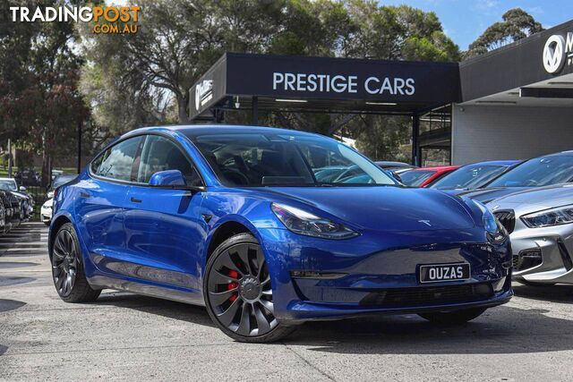 2022 TESLA MODEL 3 PERFORMANCE AWD MY22 SEDAN