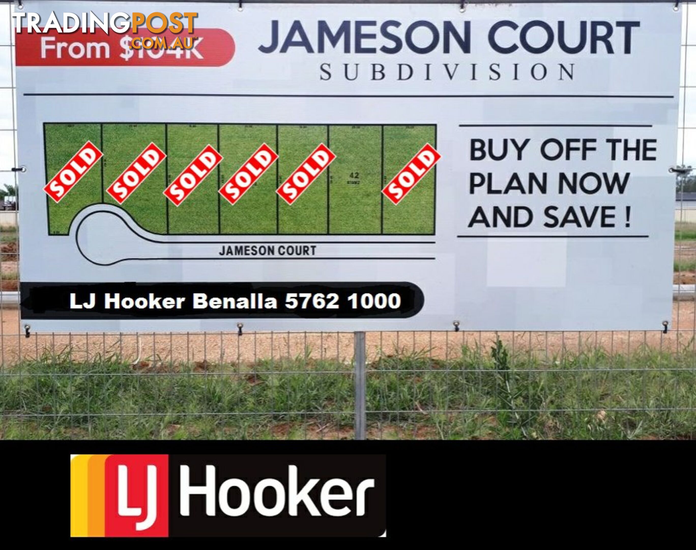 42 Jameson Court Subdivision BENALLA VIC 3672