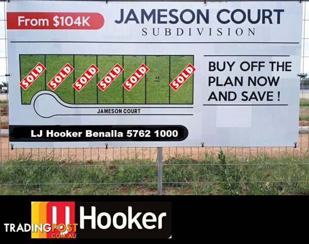 42 Jameson Court Subdivision BENALLA VIC 3672