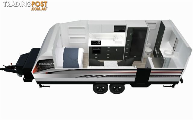 2024 CRUSADER CARAVANS EXCALIBUR CARAVAN NOBLEMAN RECLINERS M