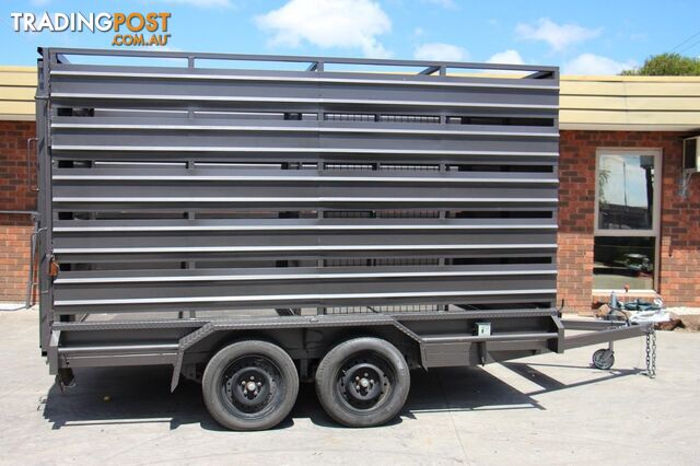 Australian Made Heavy Duty 12x6.6 Stock Crate Trailer 2800kg GVM - photo 2 of 3