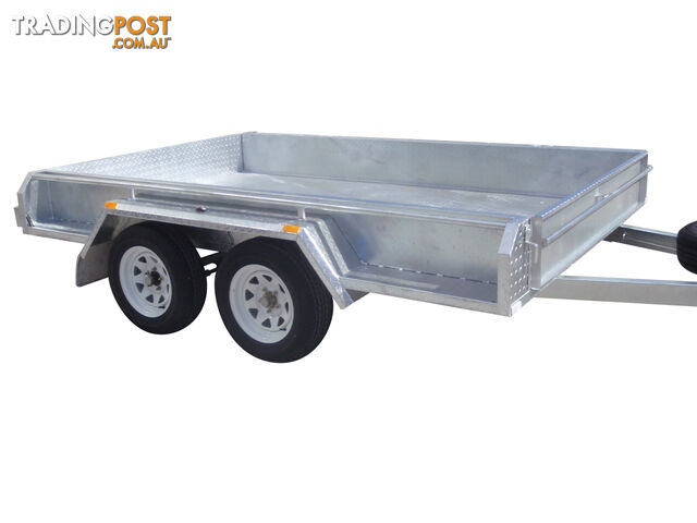 10x6 Tandem Heavy Duty Galvanised With Full Checker Plate Design & 300mm sides
