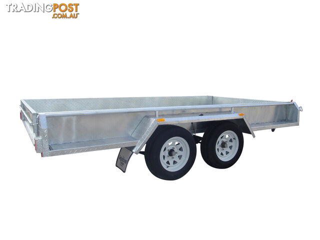 12x6 Tandem Heavy Duty Galvanised With Full Checker Plate Design & 300mm sides