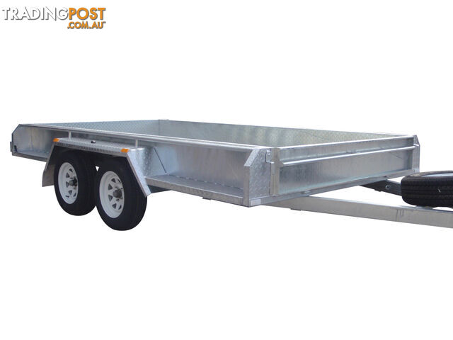12x6 Tandem Heavy Duty Galvanised With Full Checker Plate Design & 300mm sides - photo 3 of 10