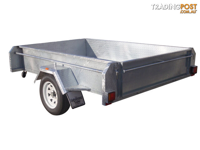 8x5 Single Axle Heavy Duty Galvanised With Full Checker Plate Design & 410mm Deep Sides - photo 2 of 8
