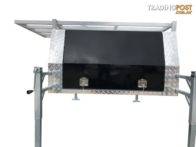 Black Powder Coated Doors & 2.4m Full Tradesman Rack - photo 5 of 9