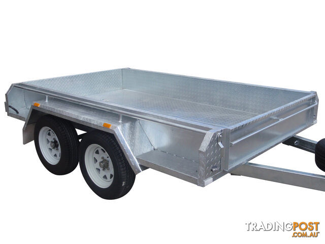 9x5 Tandem Heavy Duty Galvanised With Full Checker Plate Design & 300mm Sides - photo 4 of 10