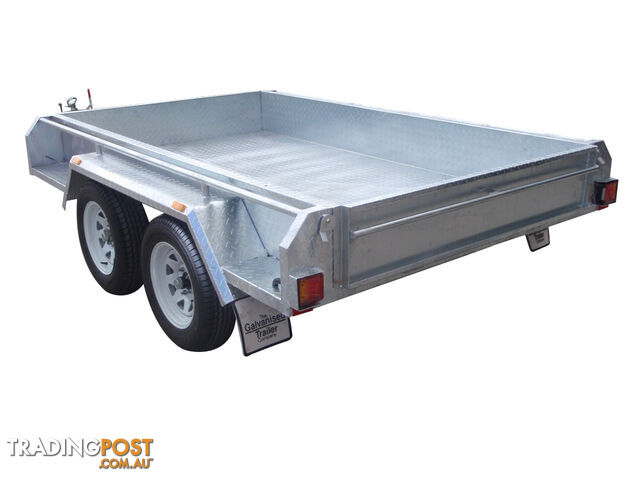 9x5 Tandem Heavy Duty Galvanised With Full Checker Plate Design & 300mm Sides - photo 5 of 10