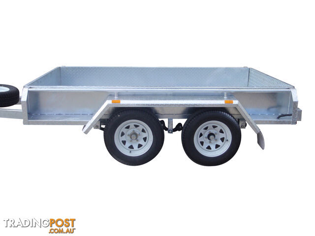 9x5 Tandem Heavy Duty Galvanised With Full Checker Plate Design & 300mm Sides - photo 2 of 10