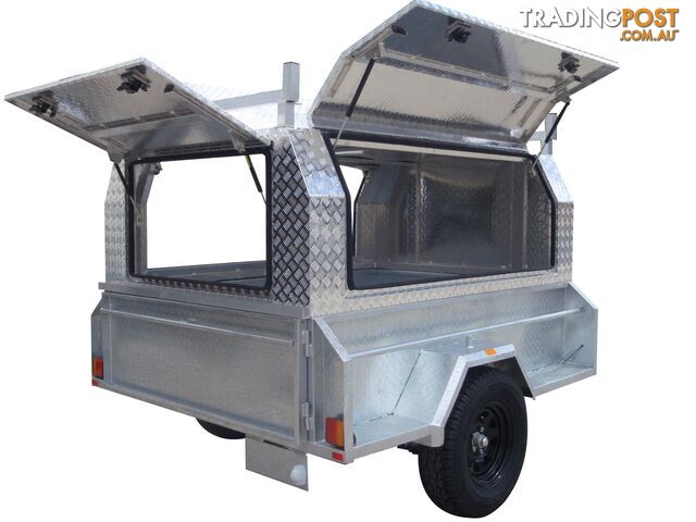 Off Road Trailer With 500mm Sides & Aluminium Canopy