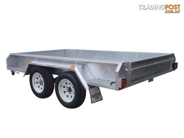 10x5 Tandem Heavy Duty Galvanised With Full Checker Plate Design & 300mm sides