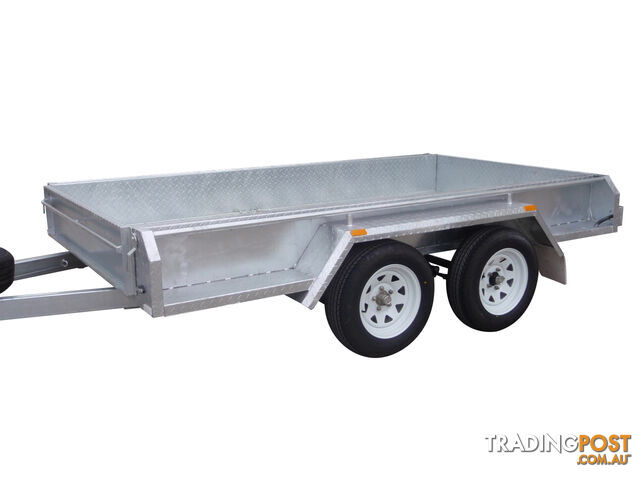 10x5 Tandem Heavy Duty Galvanised With Full Checker Plate Design & 300mm sides - photo 2 of 9