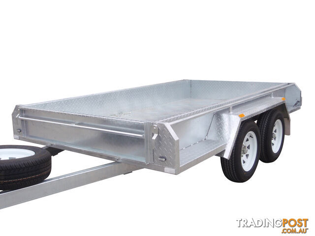 10x5 Tandem Heavy Duty Galvanised With Full Checker Plate Design & 300mm sides - photo 5 of 9