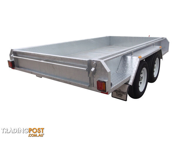 10x5 Tandem Heavy Duty Galvanised With Full Checker Plate Design & 300mm sides - photo 4 of 9