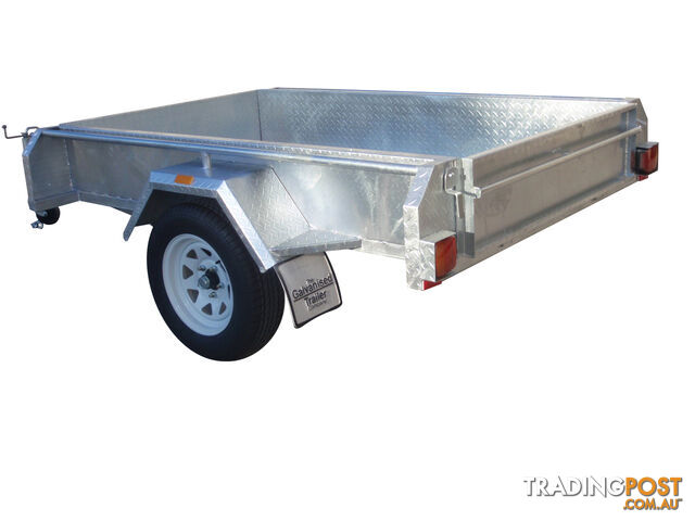 7X4 Single Axle Heavy Duty Galvanised With Full Checker Plate Design & 300mm Sides - photo 3 of 8