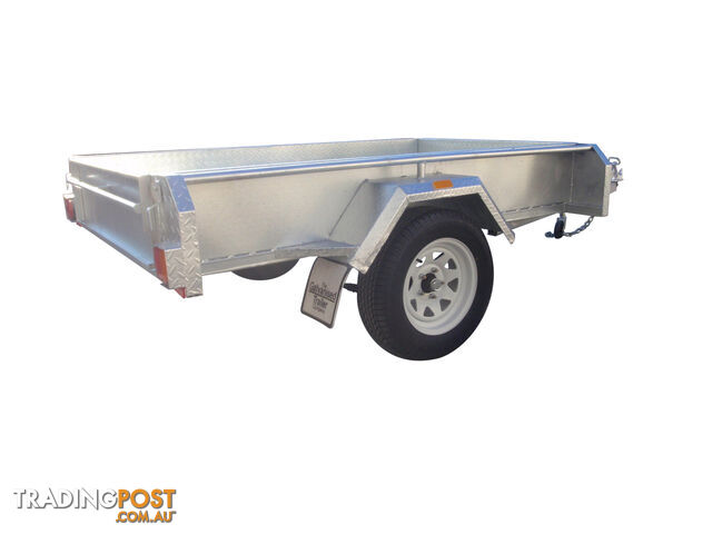 7X4 Single Axle Heavy Duty Galvanised With Full Checker Plate Design & 300mm Sides - photo 5 of 8