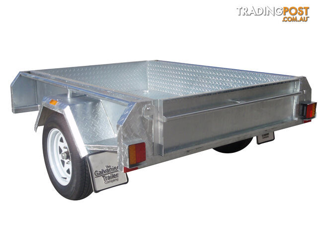6X4 Single Axle Heavy Duty Galvanised With Full Checker Plate Design & 300mm Sides - photo 5 of 10