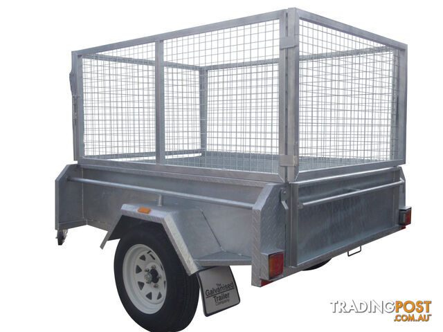 6X4 Single Axle Heavy Duty Galvanised With 800mm Removable Cage Including Front & Rear Gates - photo 5 of 10