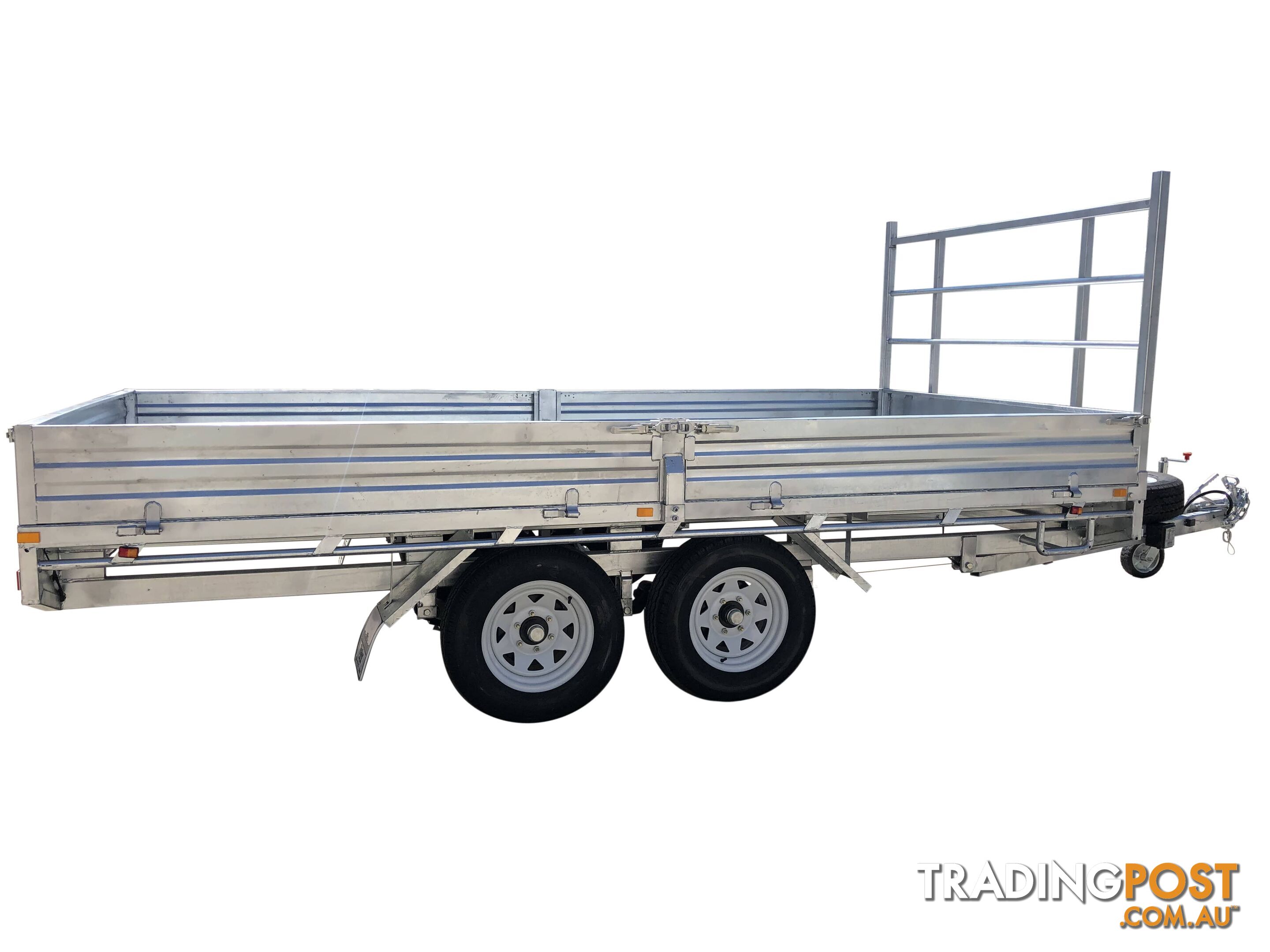 Dual Cab Jack Off Ute Canopy with 14Ã7 Tandem Flat Top