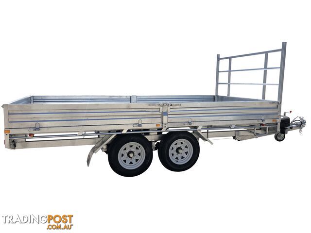 Dual Cab Jack Off Ute Canopy with 14Ã7 Tandem Flat Top