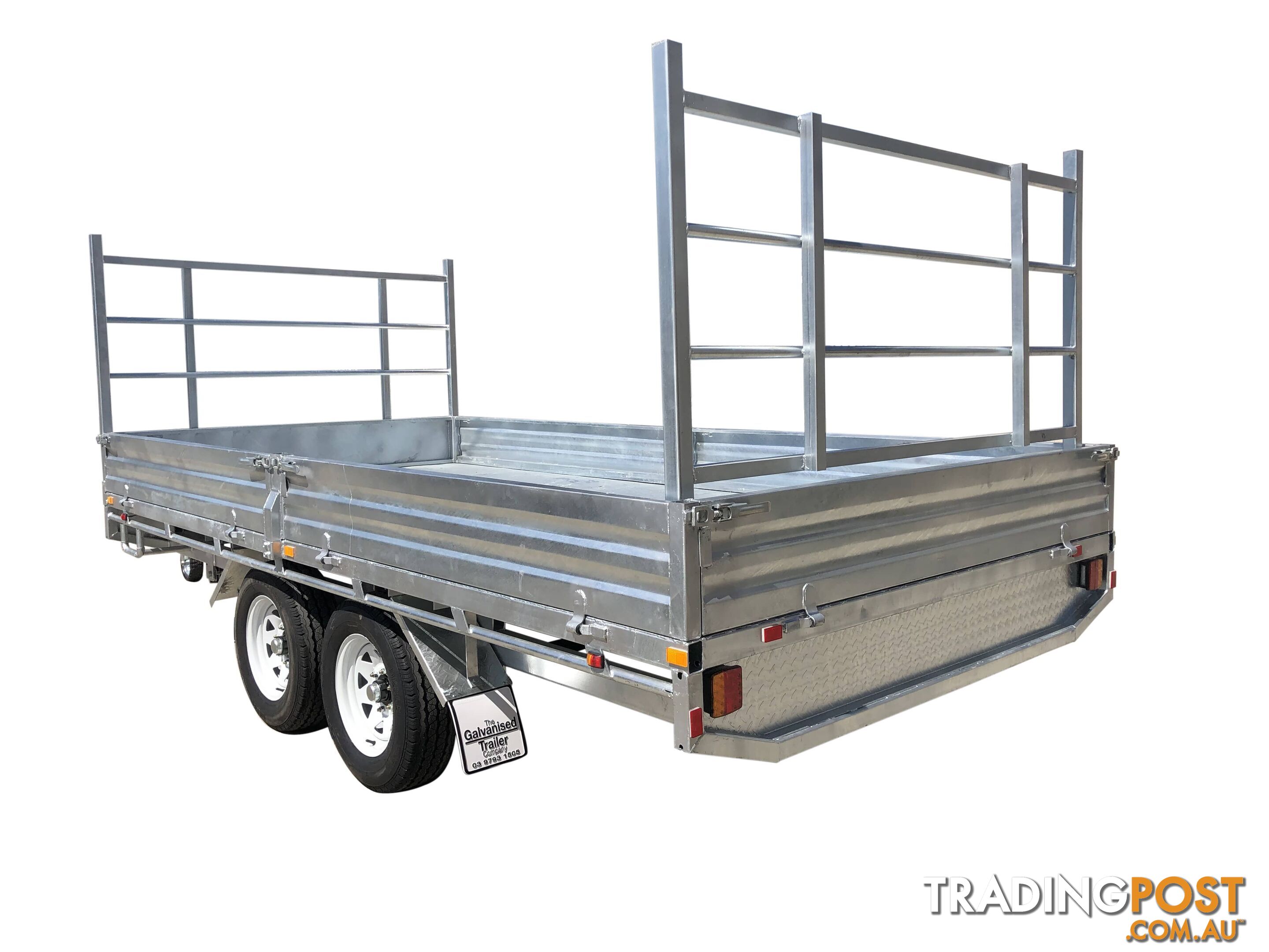 Dual Cab Jack Off Ute Canopy with 14Ã7 Tandem Flat Top