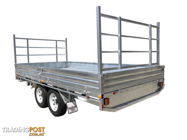 Dual Cab Jack Off Ute Canopy with 14Ã7 Tandem Flat Top