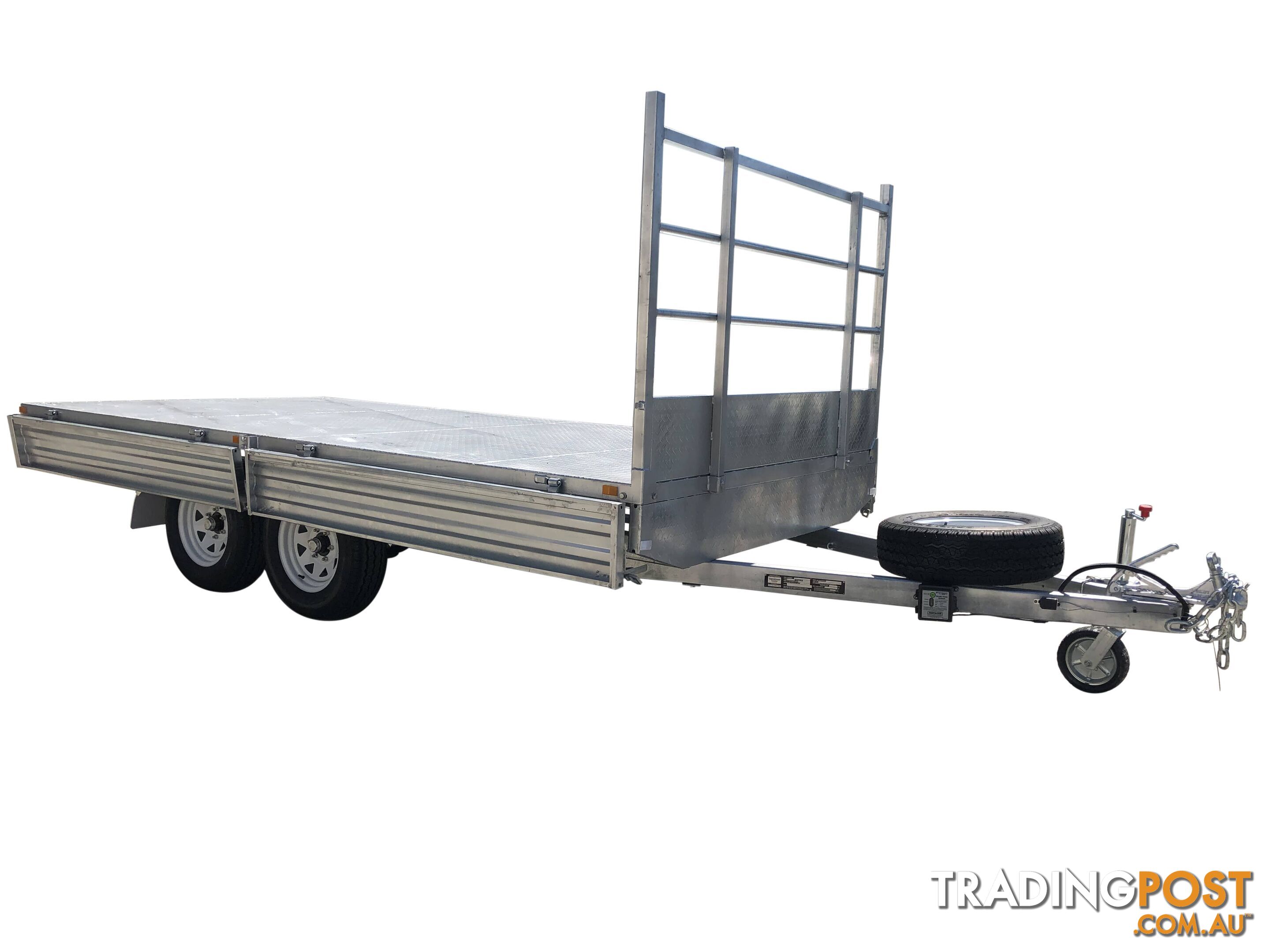 Dual Cab Jack Off Ute Canopy with 14Ã7 Tandem Flat Top