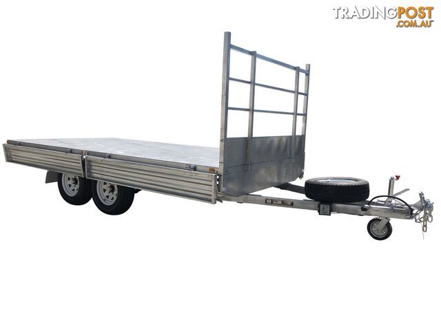 Dual Cab Jack Off Ute Canopy with 14Ã7 Tandem Flat Top