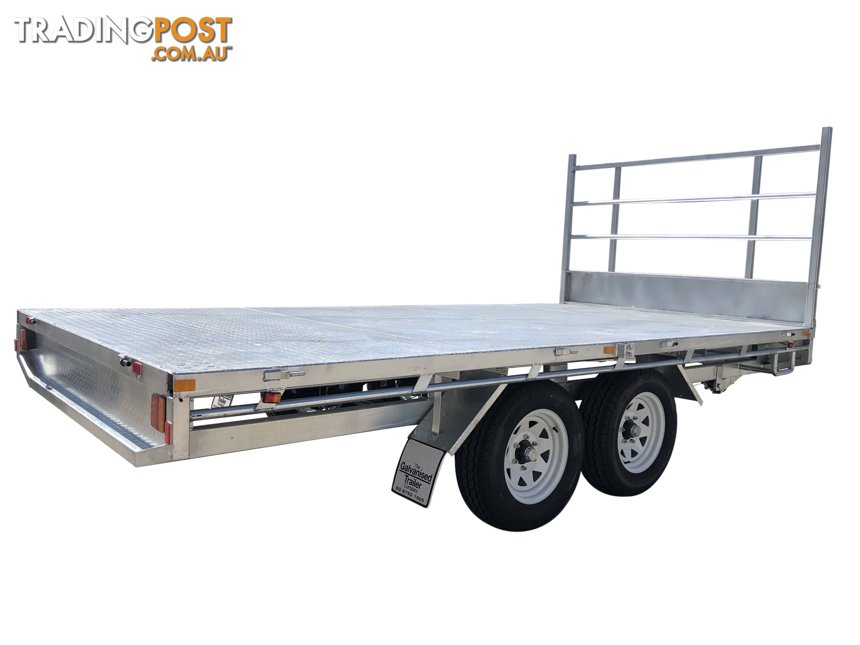 Dual Cab Jack Off Ute Canopy with 14Ã7 Tandem Flat Top