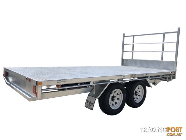 Dual Cab Jack Off Ute Canopy with 14Ã7 Tandem Flat Top