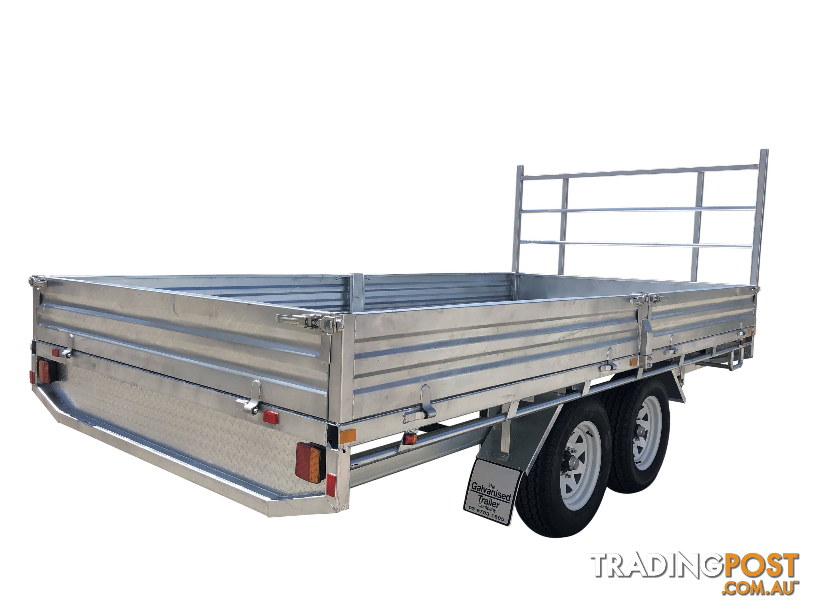 Dual Cab Jack Off Ute Canopy with 14Ã7 Tandem Flat Top