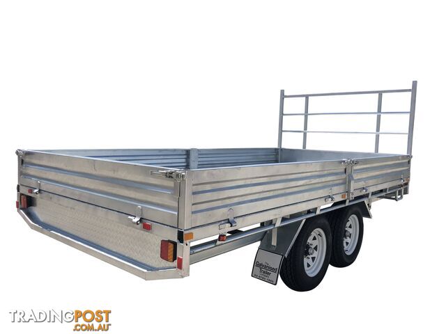 Dual Cab Jack Off Ute Canopy with 14Ã7 Tandem Flat Top