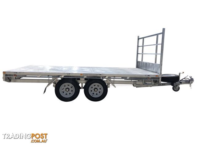 Dual Cab Jack Off Ute Canopy with 14Ã7 Tandem Flat Top