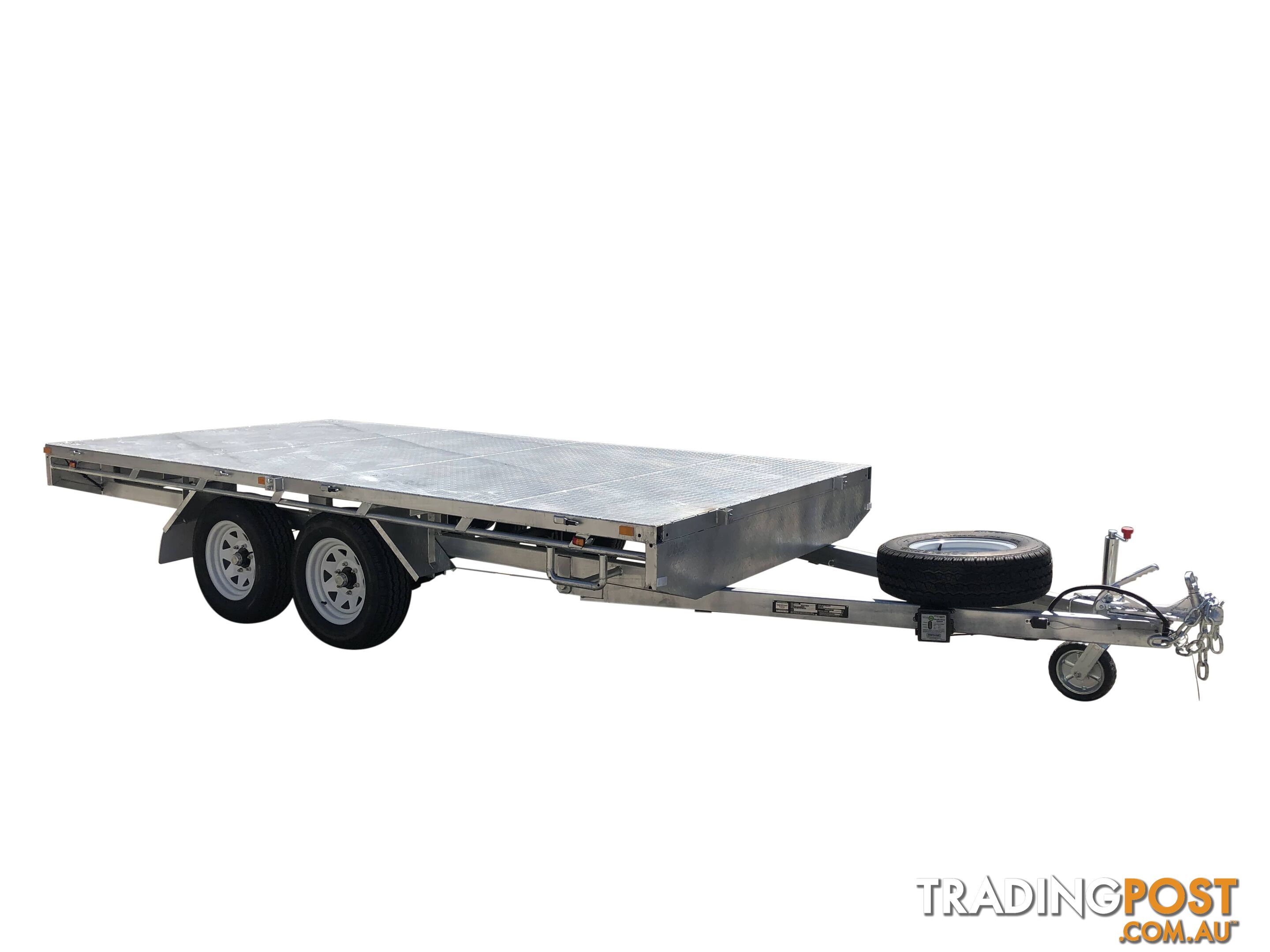 Dual Cab Jack Off Ute Canopy with 14Ã7 Tandem Flat Top