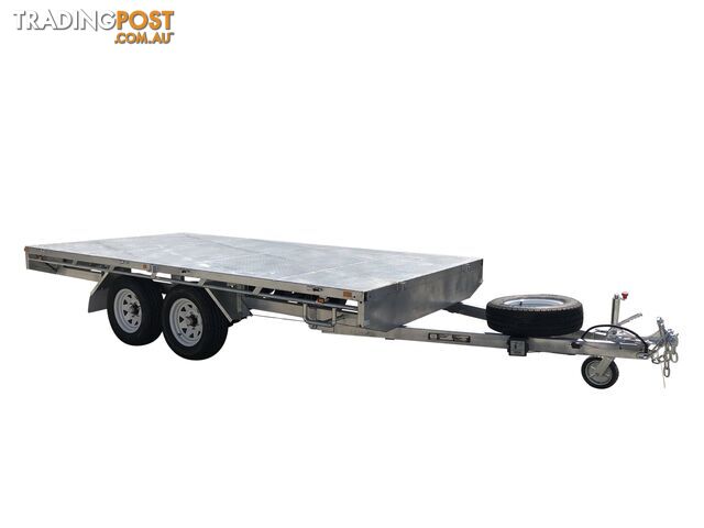 Dual Cab Jack Off Ute Canopy with 14Ã7 Tandem Flat Top