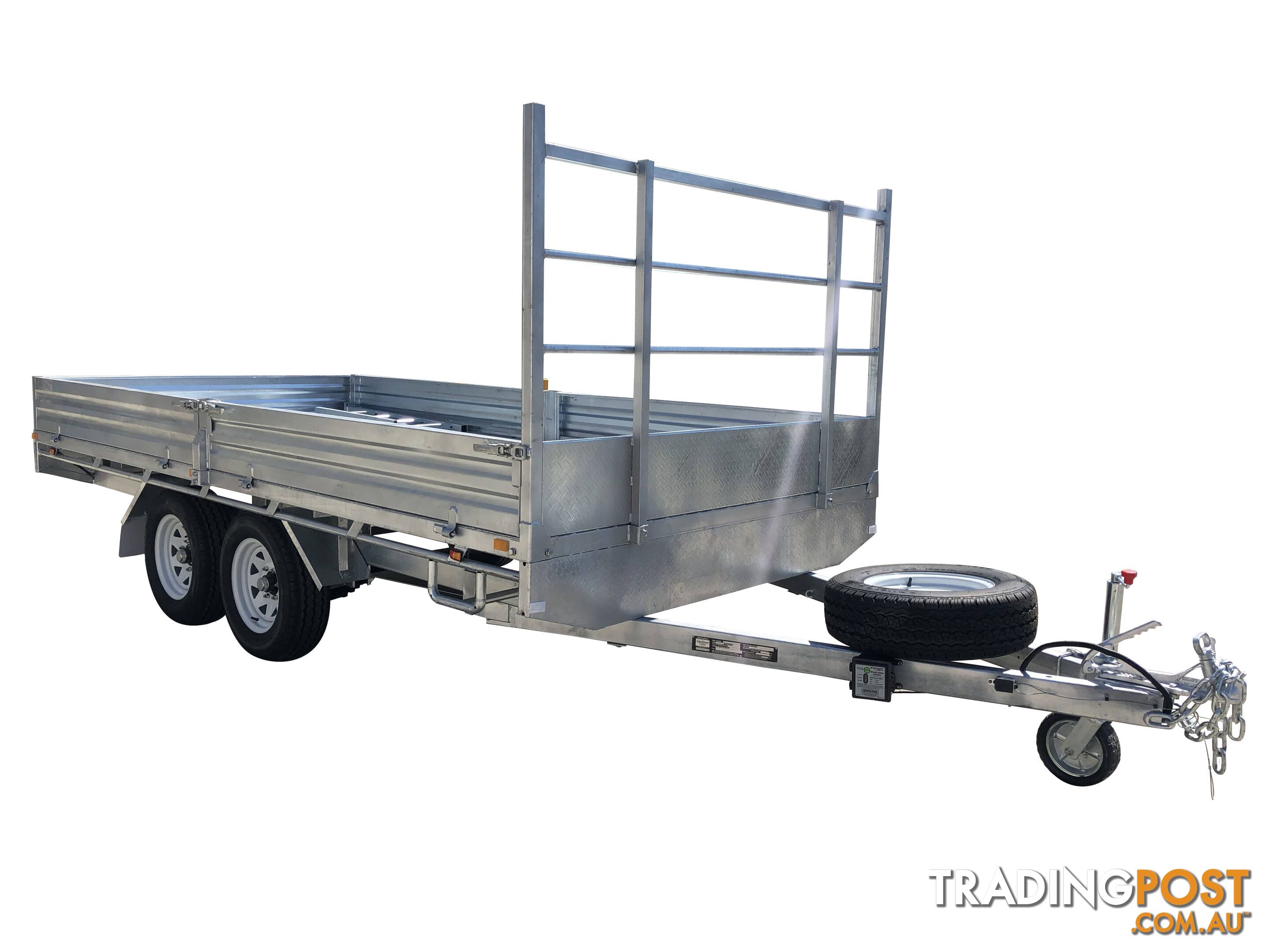 Dual Cab Jack Off Ute Canopy with 14Ã7 Tandem Flat Top