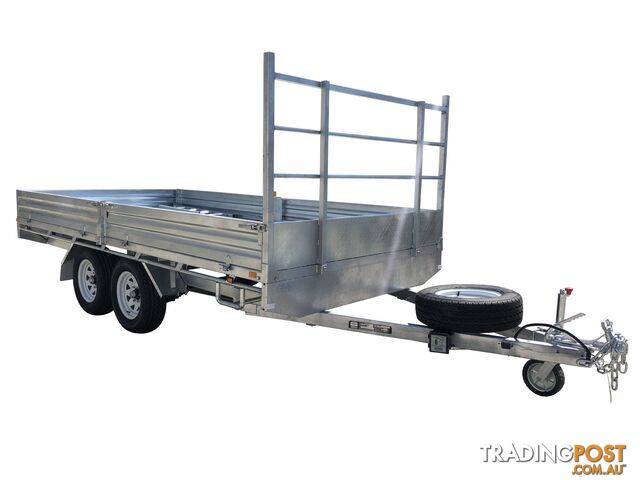 Dual Cab Jack Off Ute Canopy with 14Ã7 Tandem Flat Top