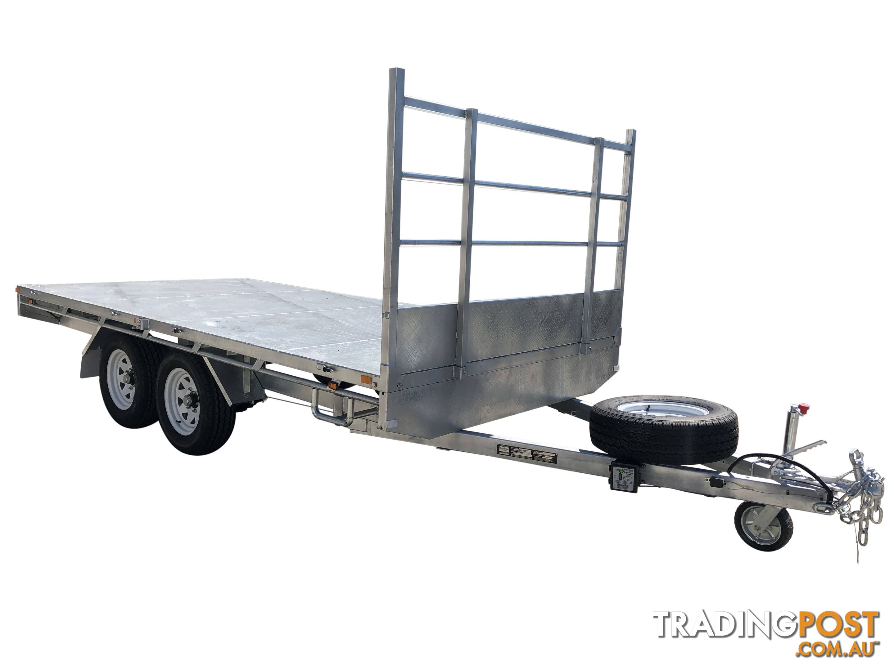 Dual Cab Jack Off Ute Canopy with 14Ã7 Tandem Flat Top