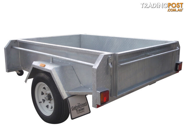 6x4 Single Axle Heavy Duty Galvanised With Full Checker Plate Design & Deep 410mm Sides - photo 2 of 8