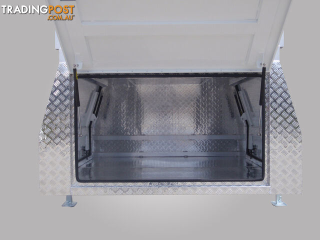 White Powder Coated Doors & H-Bar Ladder Racks - photo 3 of 11