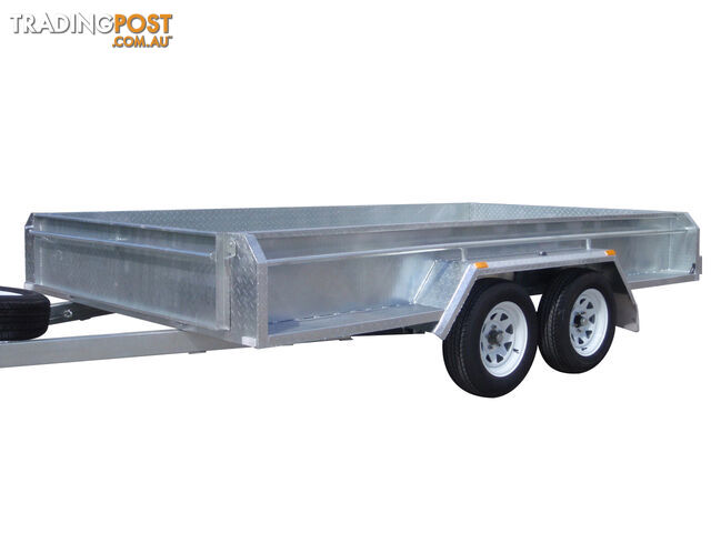 12x6 Tandem Heavy Duty Galvanised With Full Checker Plate Design & Deep 410mm Sides - photo 3 of 9