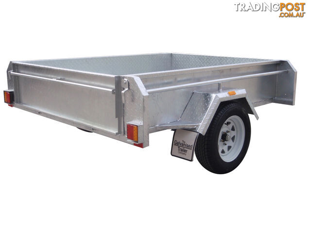 7x5 Single Axle Heavy Duty Galvanised With Full Checker Plate Design & Deep 410mm Sides - photo 4 of 8