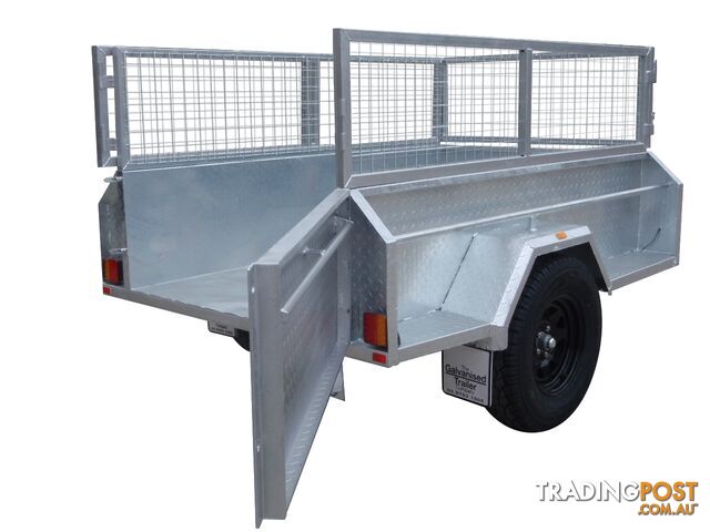 Off Road Trailer With 500mm Deep Sides & 500mm Cage