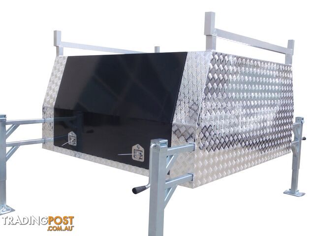 Black Powder Coated Doors & H-Bar Ladder Racks - photo 2 of 11