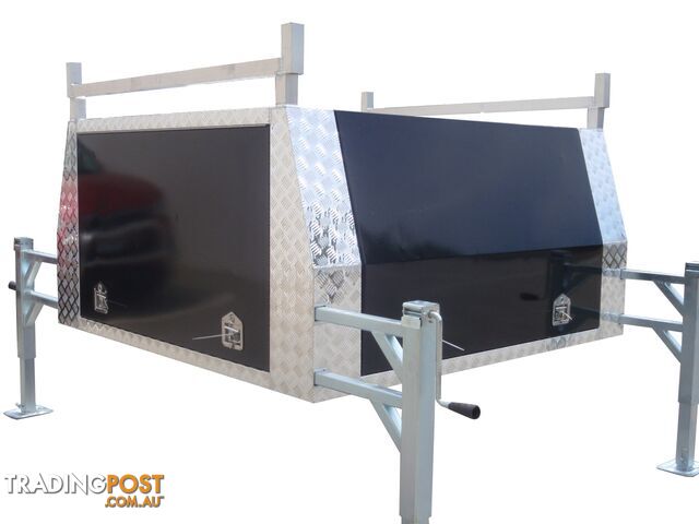 Black Powder Coated Doors & H-Bar Ladder Racks - photo 4 of 11