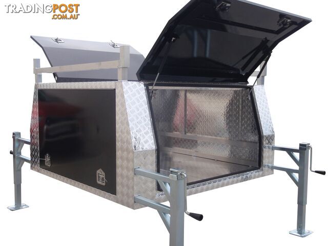 Black Powder Coated Doors & H-Bar Ladder Racks - photo 5 of 11
