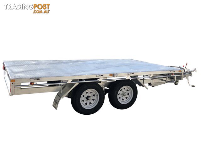 Dual Cab Jack Off Ute Canopy with 12Ã7 Tandem Flat Top