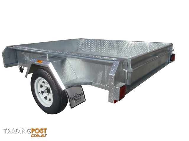 7X5 Single Axle Galvanised Heavy Duty With Full Checker Plate Design & 300mm Sides - photo 5 of 8