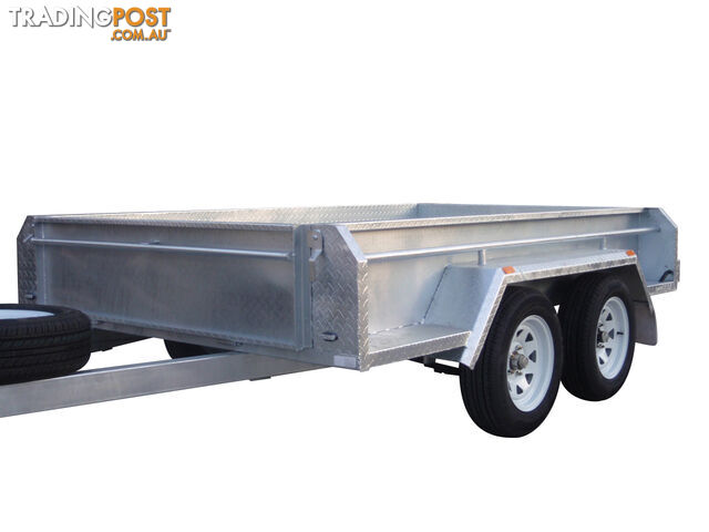 9x5 Tandem Heavy Duty Galvanised With Full Checker Plate Design & 410mm Deep Sides - photo 3 of 9