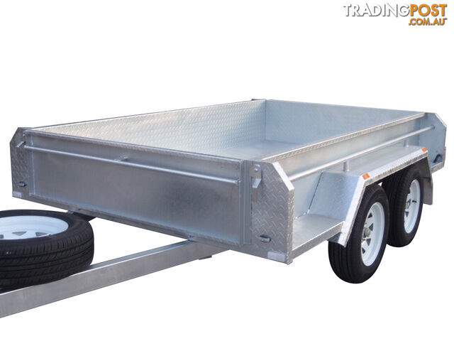9x5 Tandem Heavy Duty Galvanised With Full Checker Plate Design & 410mm Deep Sides - photo 4 of 9